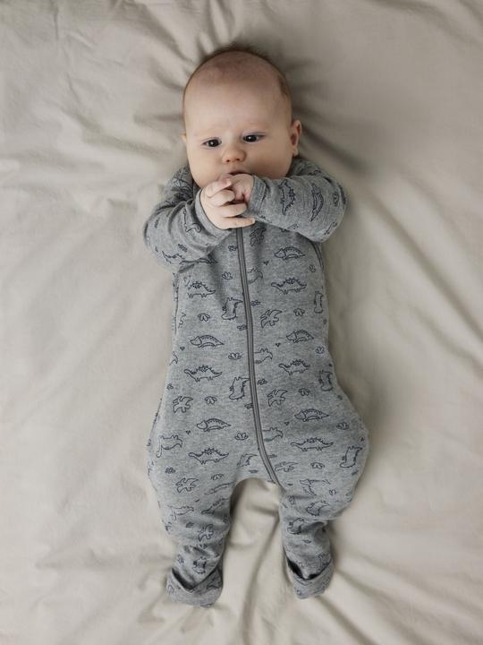Produktbild Name it Nbmnightsuit 2p Zip Ff Grey Dino Noos (50)