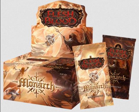 Produktbild Legend Story Studios Flesh and Blood Monarch Unlimited Edition Booster Pack (Englisch, Booster Pack)