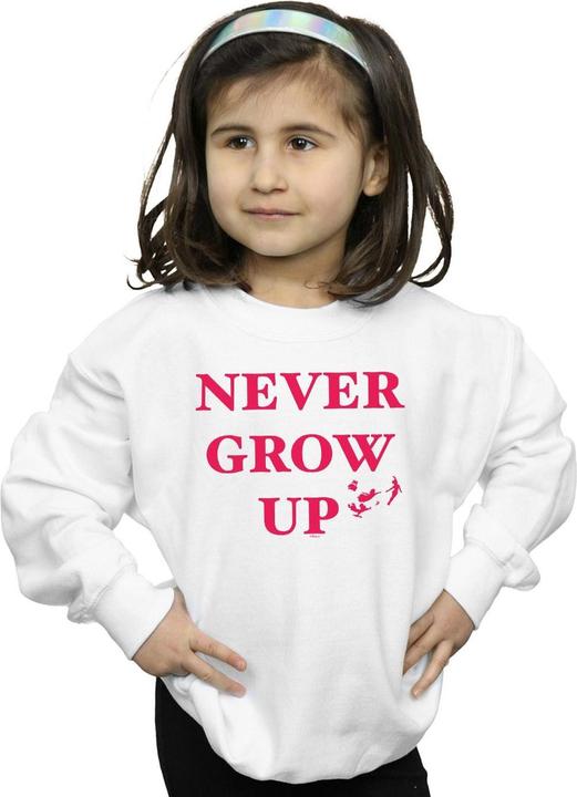 Disney Peter Pan Never Grow Up Sweatshirt Mädchen
