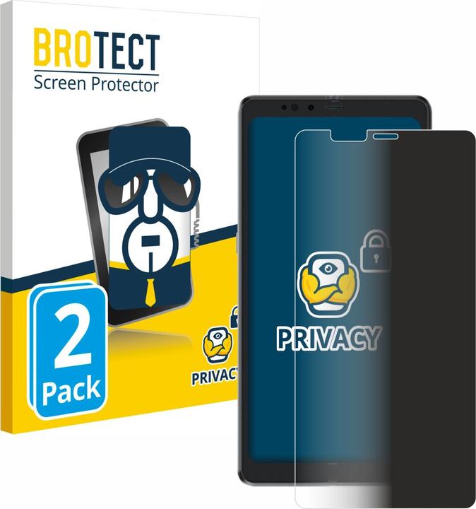 Image du produit BROTECT Film anti-regards Anti-Spy Privacy Film de protection contre la lumière bleue (2 pièce(s), HTC A9)