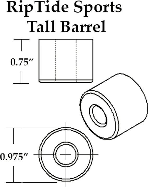 Nutritional values and ingredients Riptide 75A APS Tall Barrel Bushings (2Set)