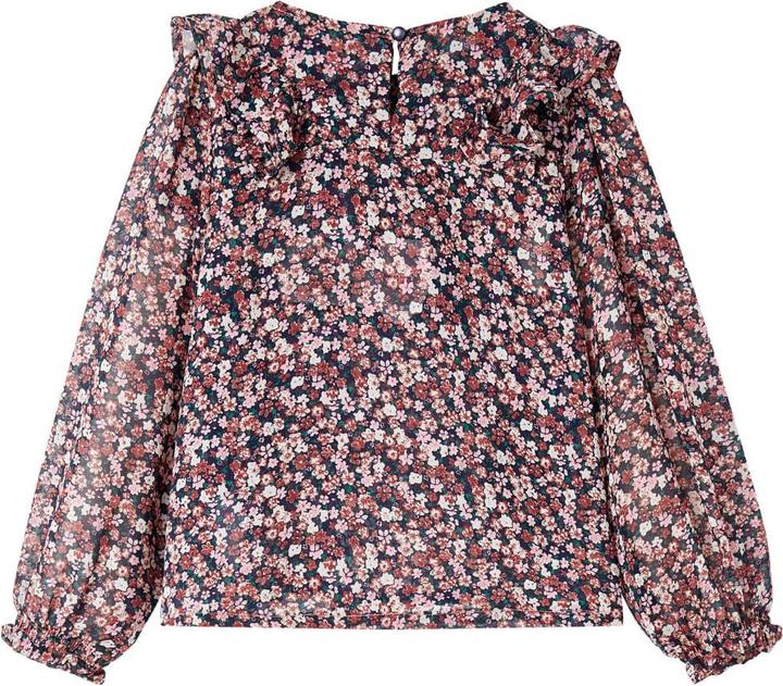 Immagine prodotto VidaXL Camicetta da bambino a maniche lunghe rosa scuro 116,Materiale: 100 (116)
