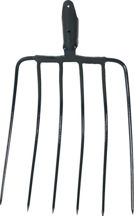 Produktbild Siena Garden Maisgabel 6 Zinken ohne Stiel mit Dülle anthrazit