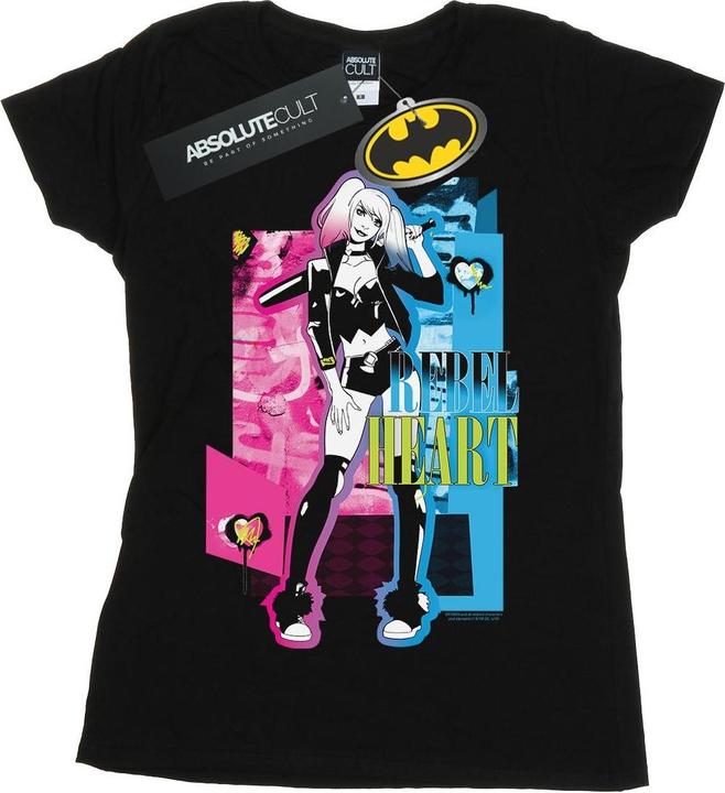 Produktbild Harley Quinn Rebel Heart TShirt aus Baumwolle (XL)