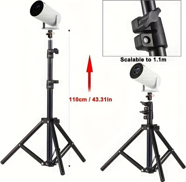 Immagine prodotto PhoneLook HY300 Pro Tragbarer Projektor Stativ mit höhenverstellbar bis 110cm