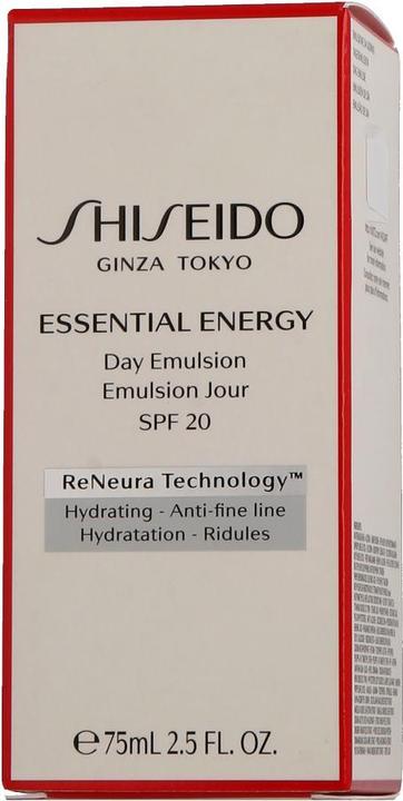 Productafbeelding Shiseido Essentiële energie - Dagemulsie SPF 20 (75 ml, Gezichtsvloeistof, SPF 20)
