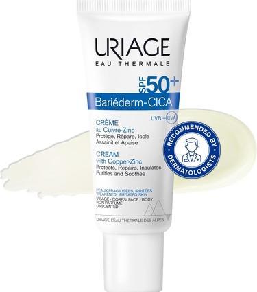 Actual product image Uriage Bariéderm Cica Cream SPF50 Cream (40 ml, 24h cream, SPF 50)