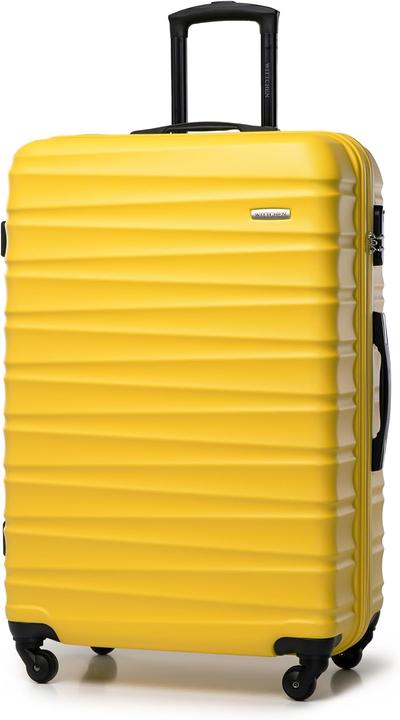 Wittchen Grosser Hartschalen-Trolley mit Zahlenschloss (96 l, L (90 - 115l))