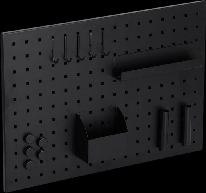 Actual product image Zeller Present Memo board with utensils, metal, black (Magnet board, 50 x 35 cm)