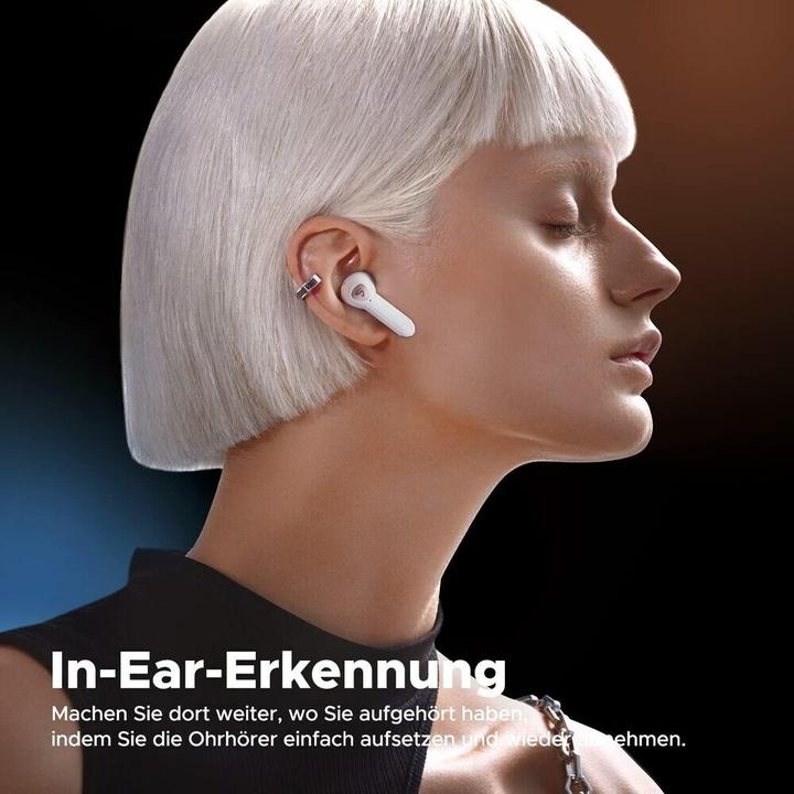 Productafbeelding Soundpeats Oortelefoon Air 3 Deluxe HS TWS (wit) (ANC, 5 h, Draadloze)