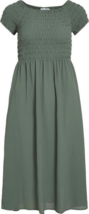 Vila VIRITA Midi Gesmoktes Kleid (36)