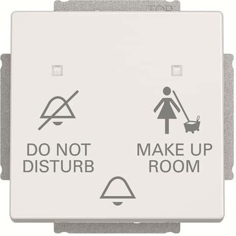 Actual product image Busch-Jaeger 2029 UC-84 Ring Button One. DND/MUR
