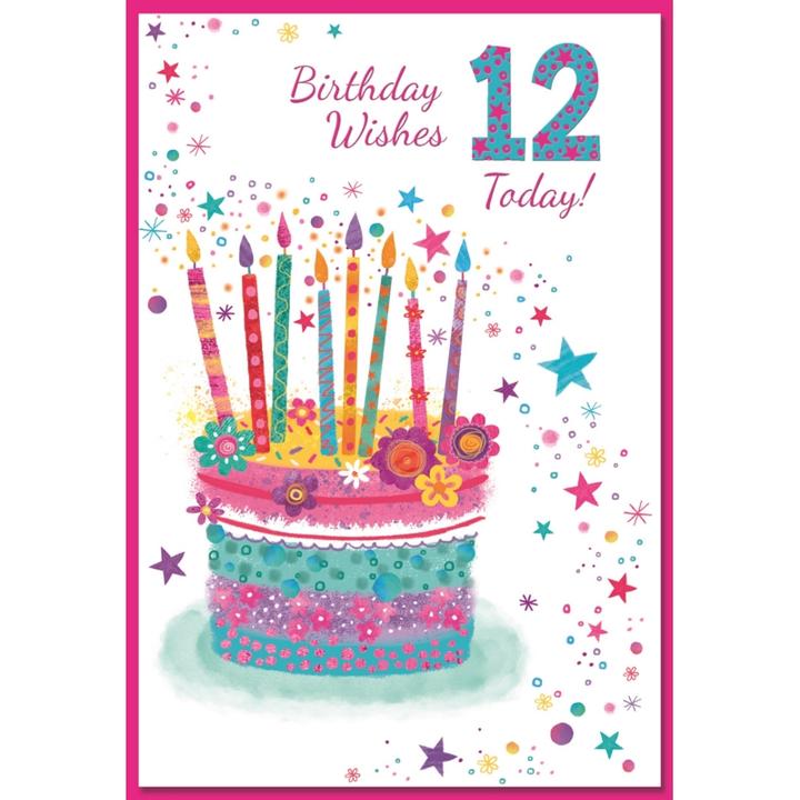 Produktbild Simon Elvin Grusskarte 12er Geburstag 6erPack Karton (6 Stk.)
