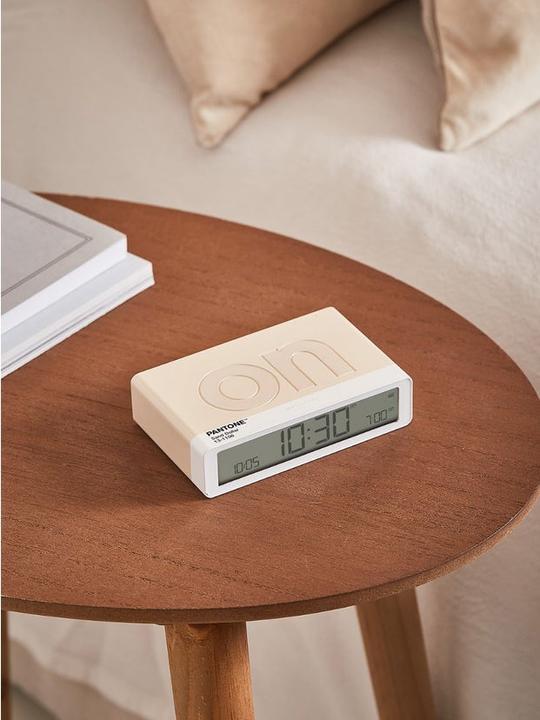 Produktbild Lexon Digitalwecker Flip Classic Pantone Sand Dollar