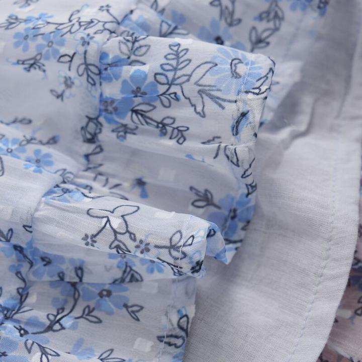 Actual product image Creamie Skirt with floral pattern Xenon (110)