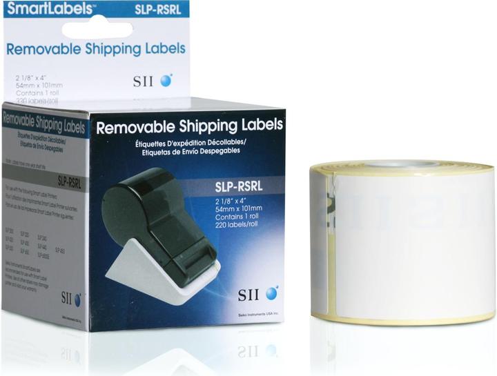 Actual product image Seiko SLP-RSRL Shipping labels, removable, 1 roll à 220 labels (5.72 cm)