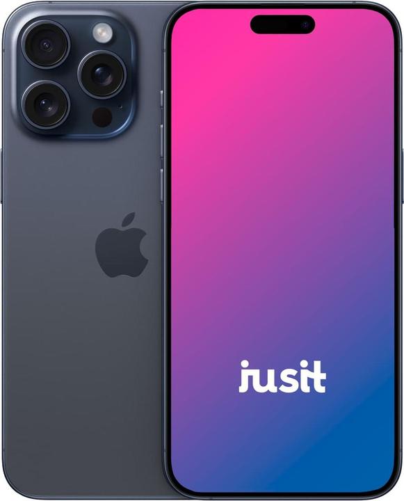 jusit iPhone 15 Pro Max (256 Go, Blue Titanium, 6.70", 0.00 Mpx, A / Comme neuf)
