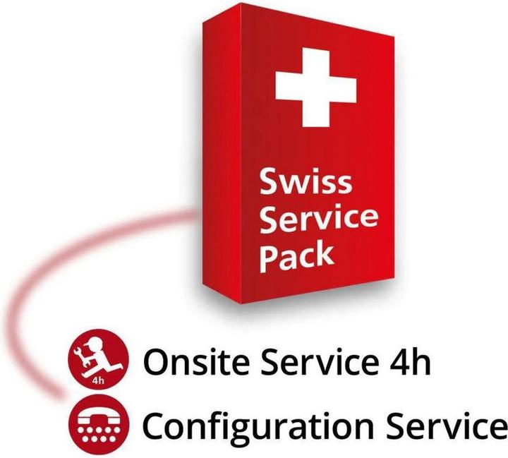 Produktbild Zyxel Garantie Swiss Service Pack 4h Onsite, CHF 0 - 499 2 Jahre (1 Geräte)