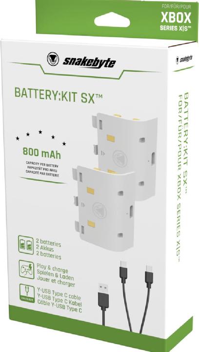 Image du produit Snakebyte Kit de batterie SX (Xbox Series X, Xbox One X, Xbox One S, Xbox Series S)
