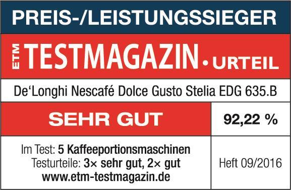 Produktbild De'Longhi Stelia EDG635.B (NESCAFÉ Dolce Gusto)