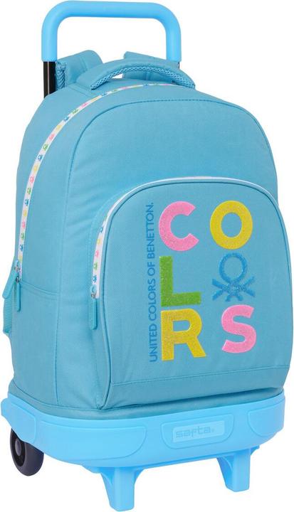 Benetton Schulrucksack Spring Himmelsblau 33 x 45 x 22 cm