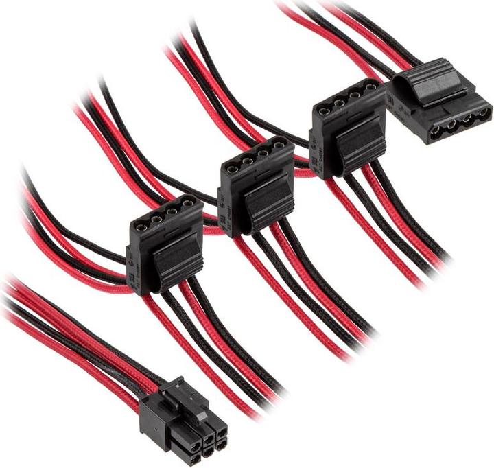 Actual product image Corsair Premium sleeved 4-pin Molex cable