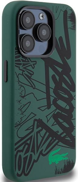 Produktbild Lacoste LCHCP15LGRAK iPhone 15 Pro 6.1" czarny/black hardcase Silicone Graffiti (Apple iPhone 15 Pro)