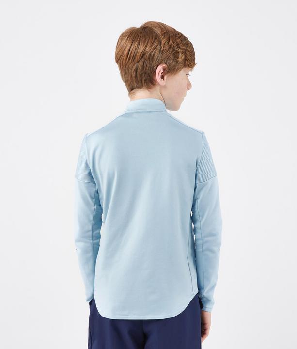 Immagine prodotto Artengo Camicia da bambino a maniche lunghe tennis 1/2 zip - TTS ML TH blu chiaro