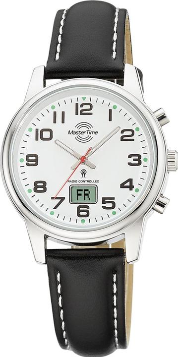 Actual product image Master Time MTLA-10817-12L Radio controlled ladies watch 34mm 3ATM (Digital watch, Analogue wristwatch, Radio-controlled clock, 34 mm)