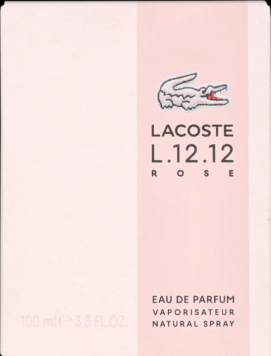 Actual product image Lacoste L.12.12 Rose EDP 100 ml (Eau de parfum, 100 ml)