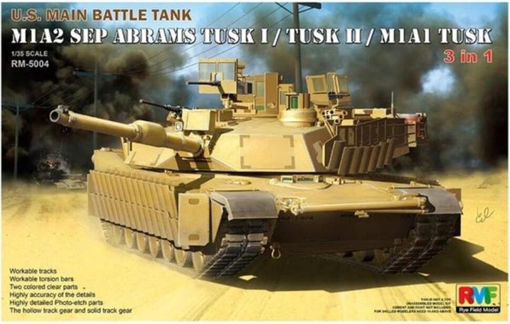 Produktbild Rye Field Model M1A2 SEP Abrams Tusk I/Tusk II/M1A1 Tusk