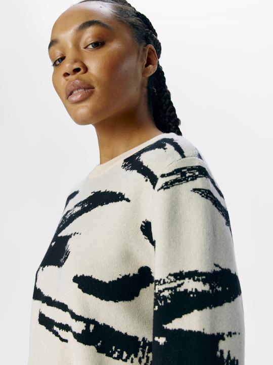 Actual product image Object Patterned jumper (L)