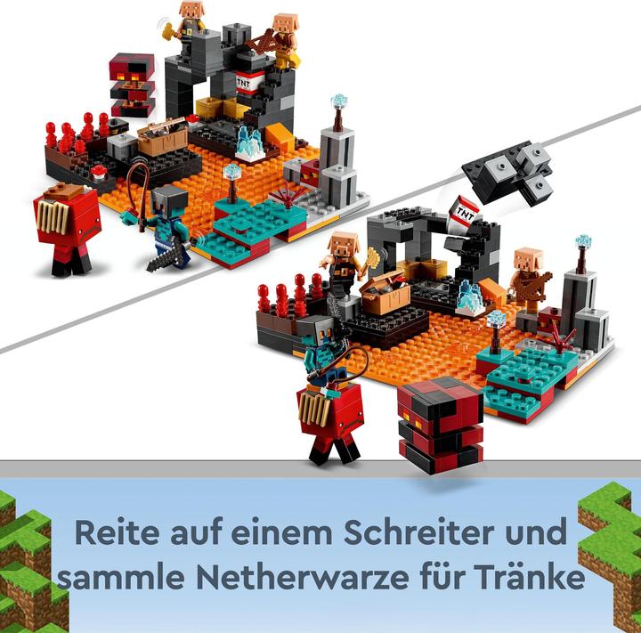 Produktbild LEGO Die Netherbastion (21185, LEGO Minecraft)