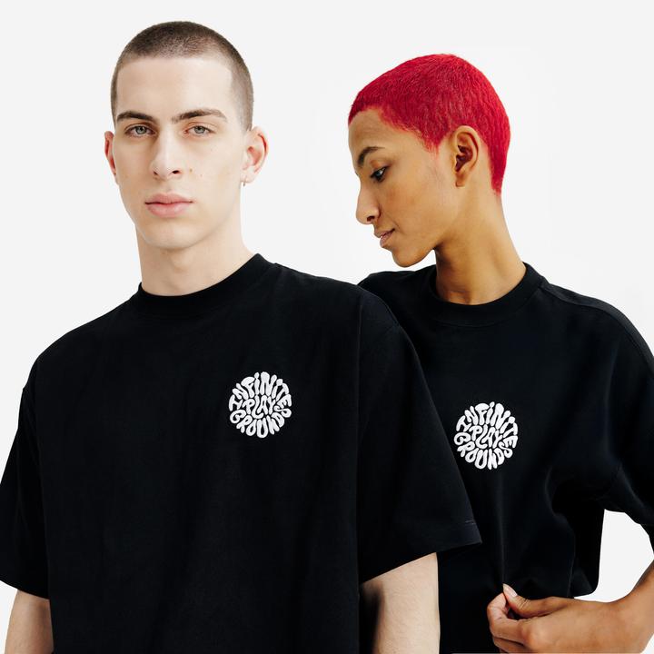 Decathlon T-Shirt unisex grafisch - Relax schwarz