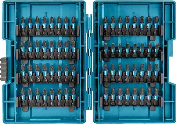 Actual product image Makita E-03109-10 Display 10x Impact Black bit set 90 parts