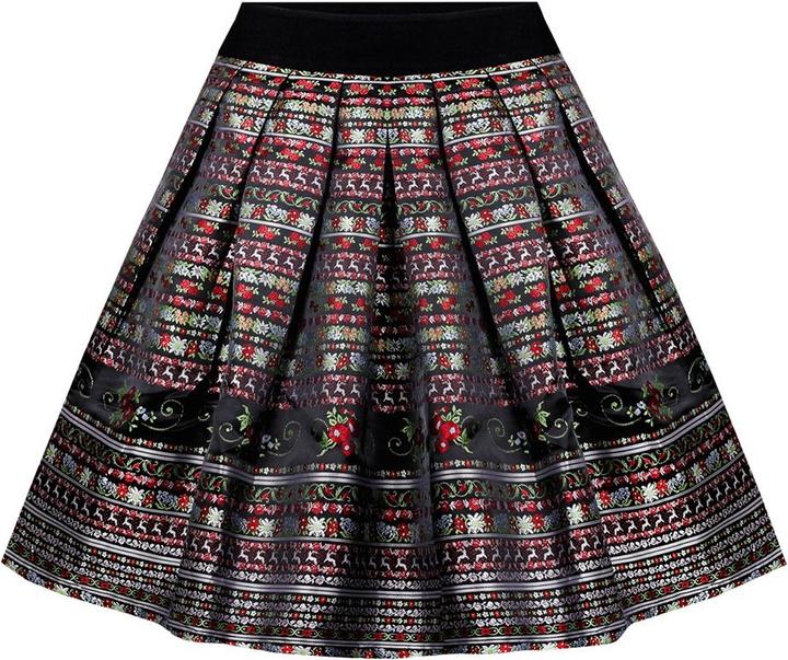 Marjo Damen Trachtenrock Grania, 60 cm (36, S/M)