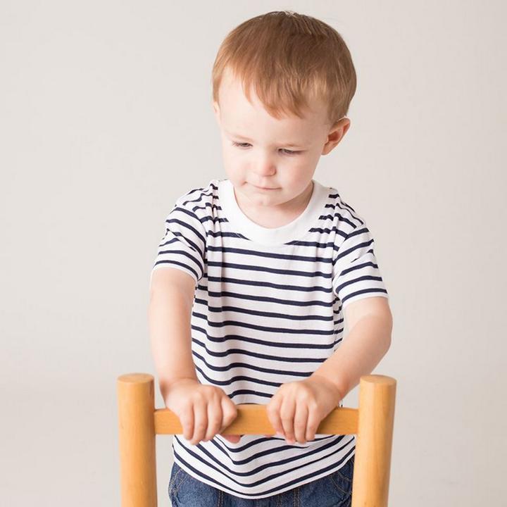Immagine prodotto Larkwood Maglietta da bambino a maniche corte a righe (74)