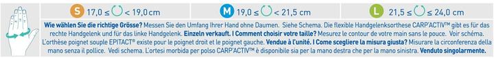 Produktbild Epitact Carp'Activ Flexibel M Rechts (M)