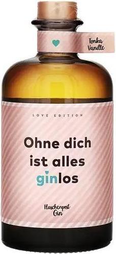 Flaschenpost Gin Ohne dich ist alles ginlos (1 x 50 cl)