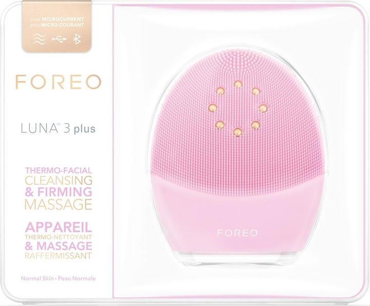 Actual product image Foreo LUNAâ"¢ 3 plus thermal facial cleanser with microcurrent for normal skin Luna