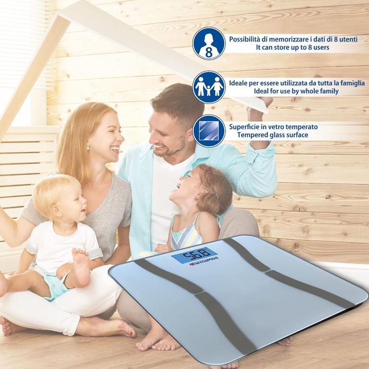 Immagine prodotto FarmaMed Digitale Personenwaage (180 kg)