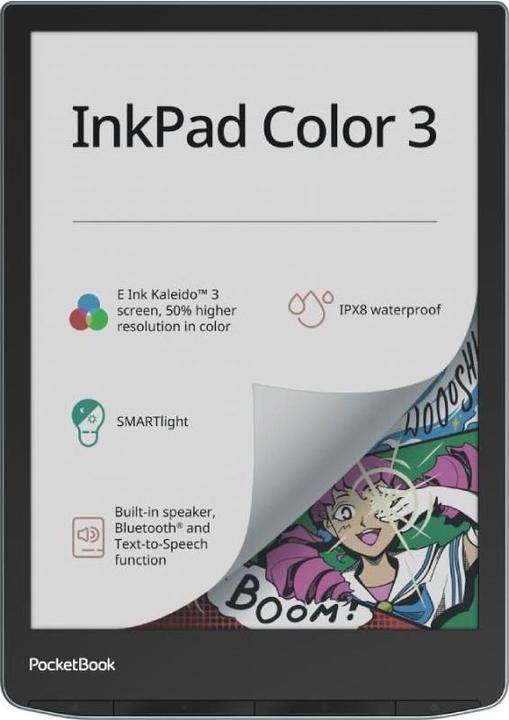 Produktbild PocketBook DUPLIKAT InkPad Color 3 (7.80", 32 GB, Schwarz, Grau)