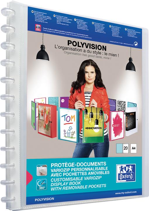 Image du produit Elba Livret de présentation Vario-Zipp, couleur : transparent avec pochette de présentation DIN A4 sur (A4, 1 x)