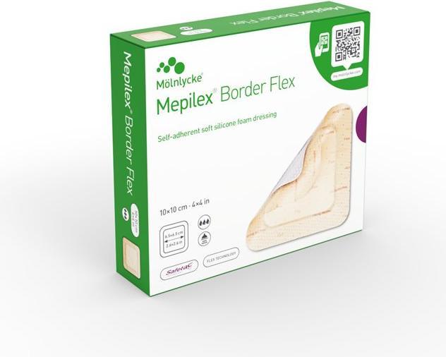 Produktbild Mepilex Border Flex 10x10cm 595350 (5 x)