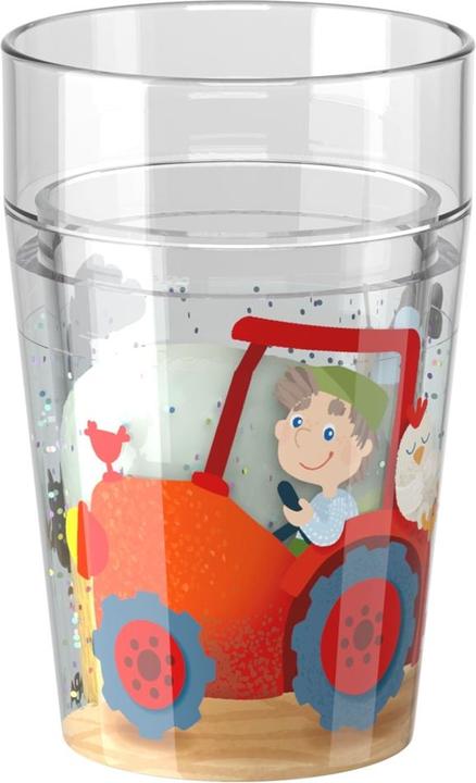 Produktbild Haba Glitzerbecher Bauernhof