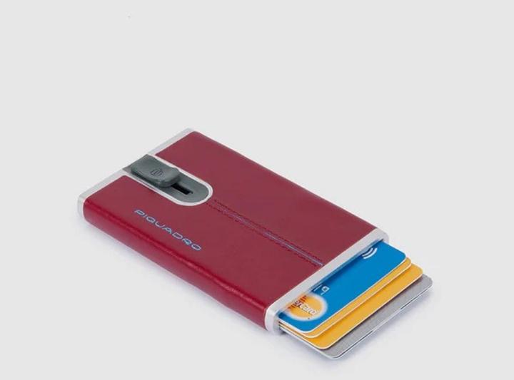Immagine prodotto Piquadro PP4825B2R/R portafoglio, portacarte e portadocumenti da viaggio Rosso Pelle, Metallo