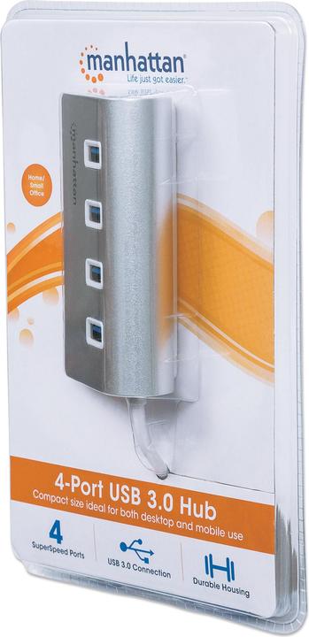 Produktbild Manhattan 163767 4x USB 3.0 (USB-A, 4 Ports)