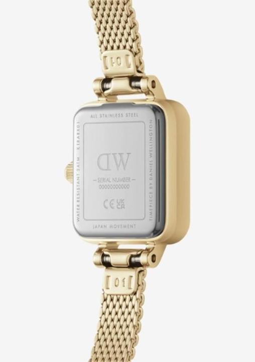 Productafbeelding Daniel Wellington Quadro Mini Evergold Amber Goud (Analoog horloge, 15.50 mm)