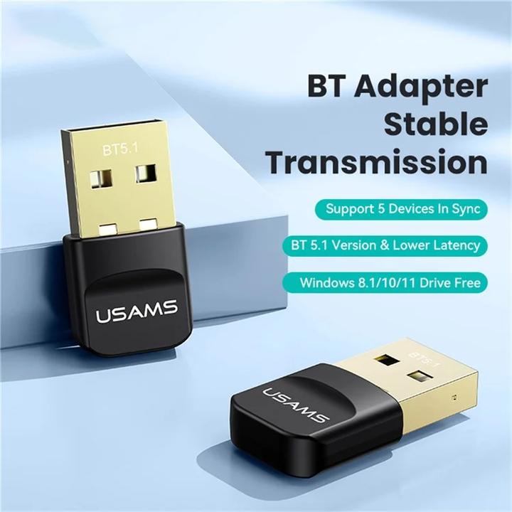 Produktbild Usams Adapter USB Bluetooth ZB321 5.1 czarny