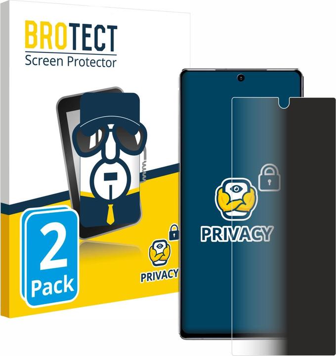 Immagine prodotto BROTECT Pellicola privacy antispia Pellicola di protezione dalla luce blu (2 Pezzo/i, Samsung Galaxy Note 20 5G)
